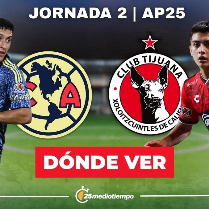 Rivalidad América-Tijuana Jornada 2 Apertura 2025