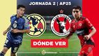Rivalidad América-Tijuana Jornada 2 Apertura 2025