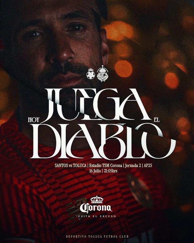 Toluca vs Santos Laguna, horario. (Foto:@TolucaFC)