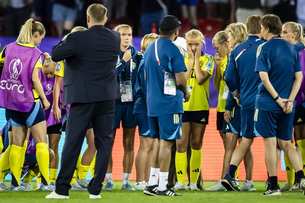 Suecia quedó eliminada de la Euro Femenil 2025. (Foto: EFE)