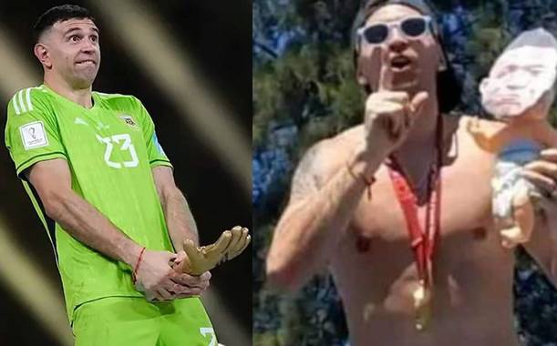 El Dibu generó mucha polémica tras ganar el Mundial por sus polémicos festejos y burlas a Mbappé. Foto: (Especia)