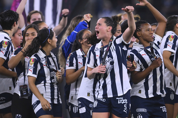 Merel Van Dongen campeona con Rayadas. (Foto: Imago7)