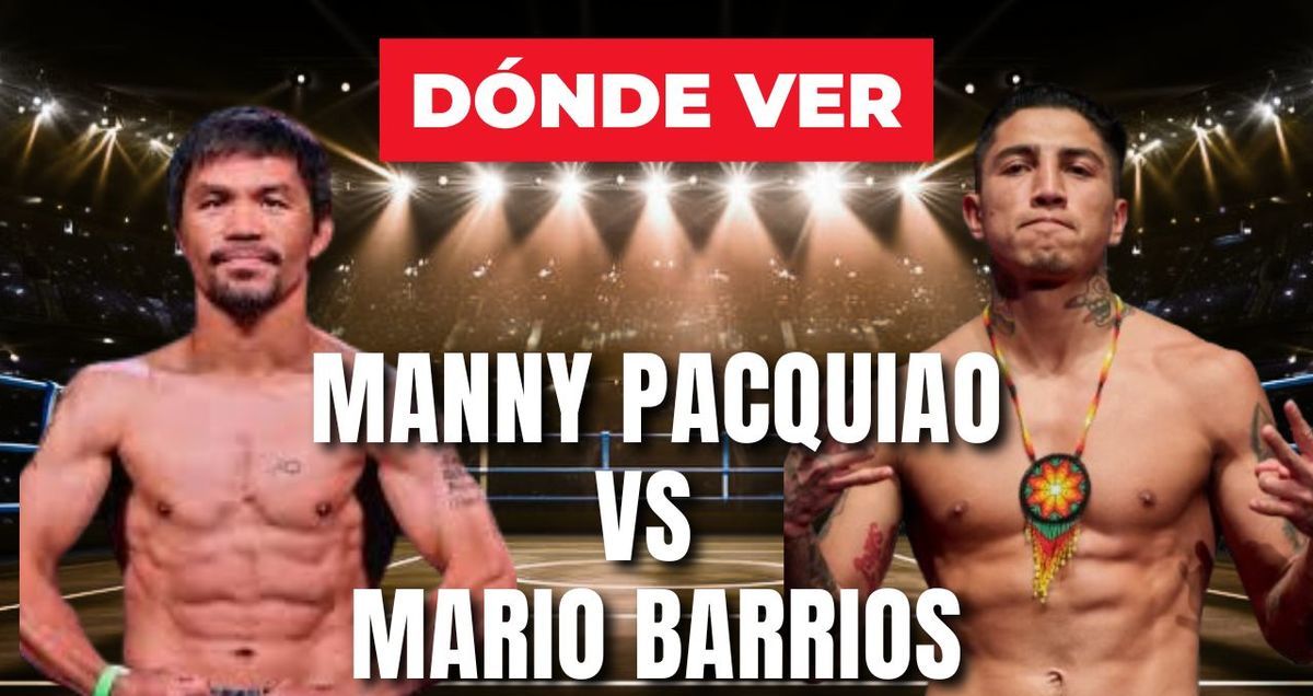 Manny Pacquiao vs Mario Barrios: horario, todos los detalles y canal para ver la esperada pelea. FOTO:(Especial)