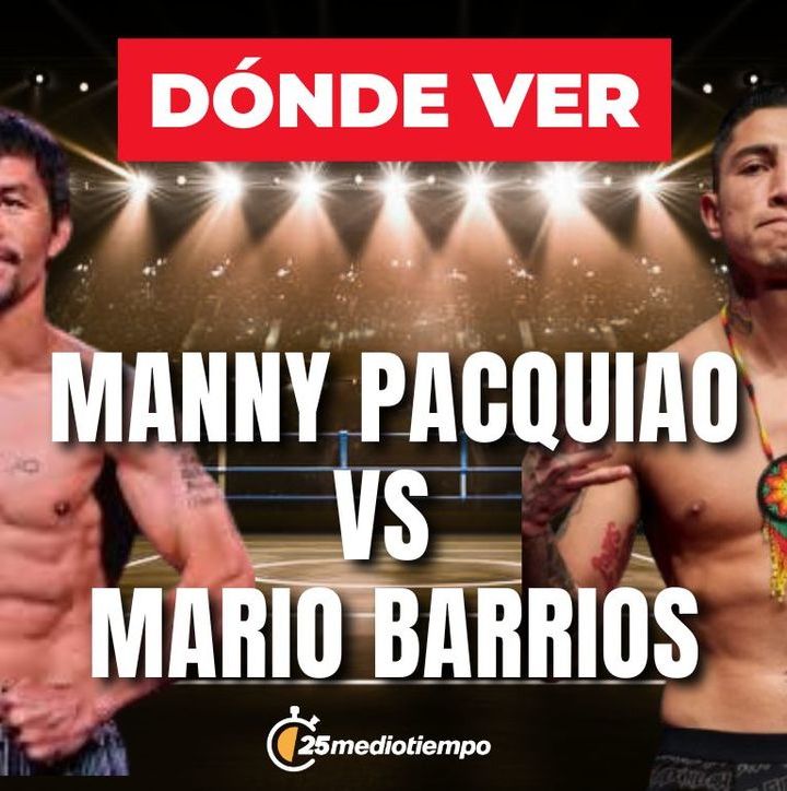 Manny Pacquiao vs Mario Barrios: horario, todos los detalles y canal para ver la esperada pelea. FOTO:(Especial)