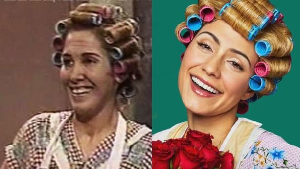 Representación del personaje de Florinda Meza en la serie 'El Chavo' (especial)