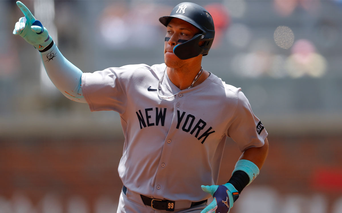 Aaron Judge está empatado como el 6.° mejor jonronero en la historia de Yankees. (MLB.com)