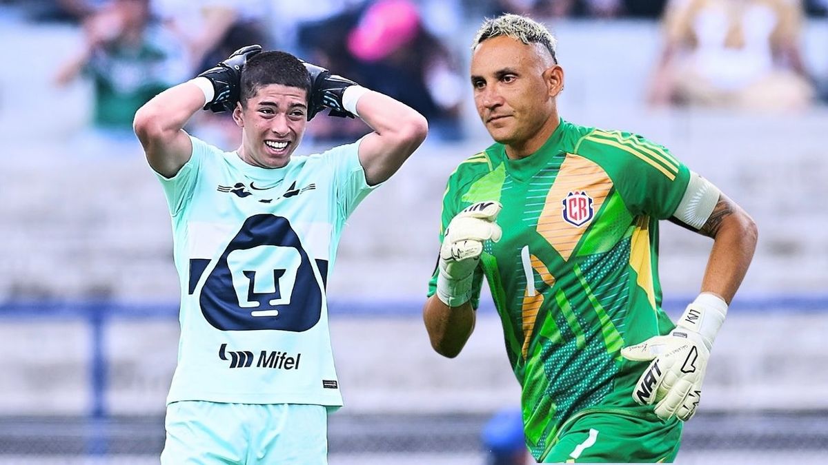 Rodrigo Parra bajo la tutela de Keylor Navas en Pumas