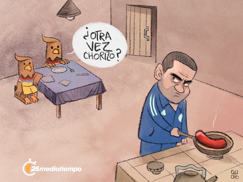 ¿Otra vez chorizo?