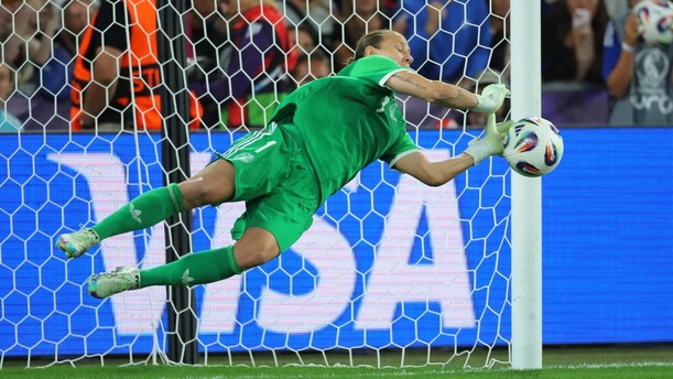 Ann-Katrin Berger, portera de la selección de Alemania (Reuters)