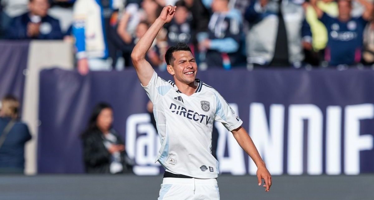 Hirving Lozano en juego de la MLS con San Diego (X:@sandiegofc)