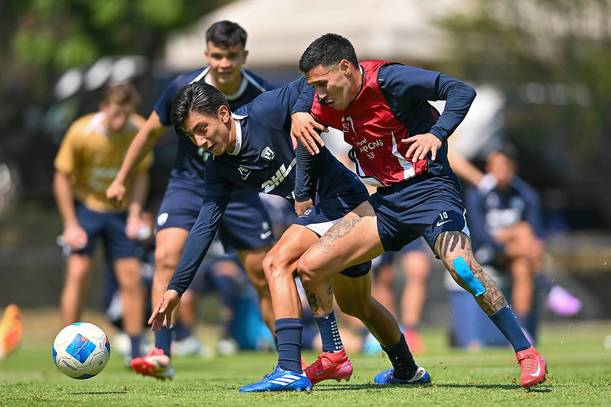 Leo Suárez ya entrena al parejo del grupo (Imago7)