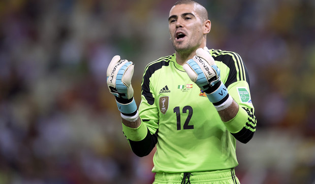 Víctor Valdés formó parte de la España que ganó el Mundial 2010 y la Euro 2012. (Mexsport)