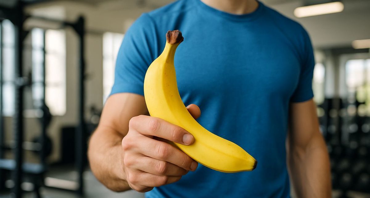 Haz a un lado las proteínas pre-entreno y dale una oportunidad al plátano para mejorar tu rutina en el gimnasio.