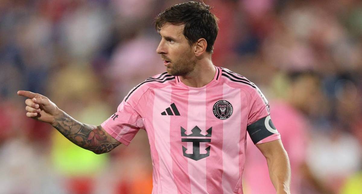 Lionel Messi en un juego de Inter Miami (Reuters)