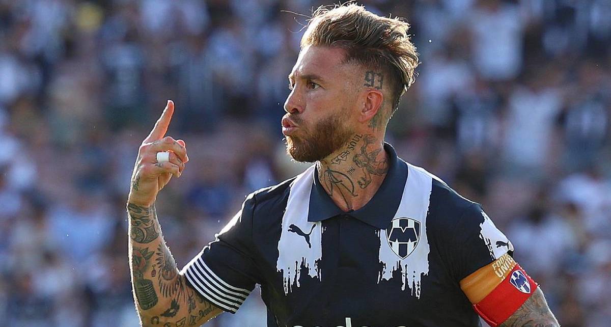 Sergio Ramos celebra un gol con Monterrey (Imago7)