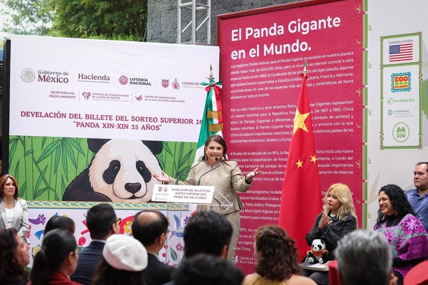 Gobierno de la Ciudad de México revela el nuevo diseño del billete de lotería.