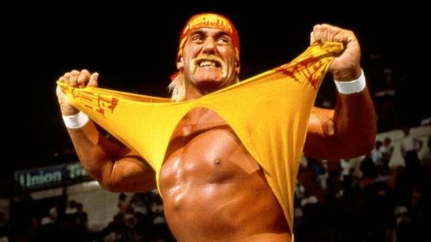 Hulk Hogan fue introducido al salón de la fama de WWE en 2005. Foto: @WWE