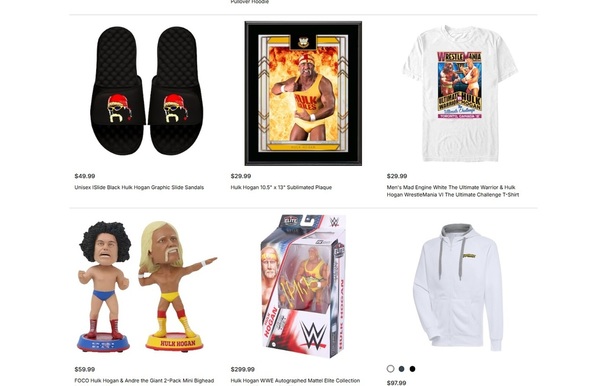 Mercancía oficial de Hulk Hogan| Foto: W Shop