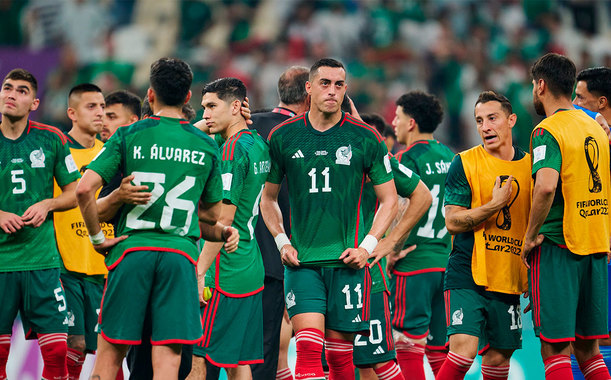 Rogelio Funes Mori con la Selección Mexicana en Qatar 2022 (MexSport).