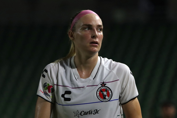 Angelina Hix jugando para Xolos Femenil. (Foto: Imago7)