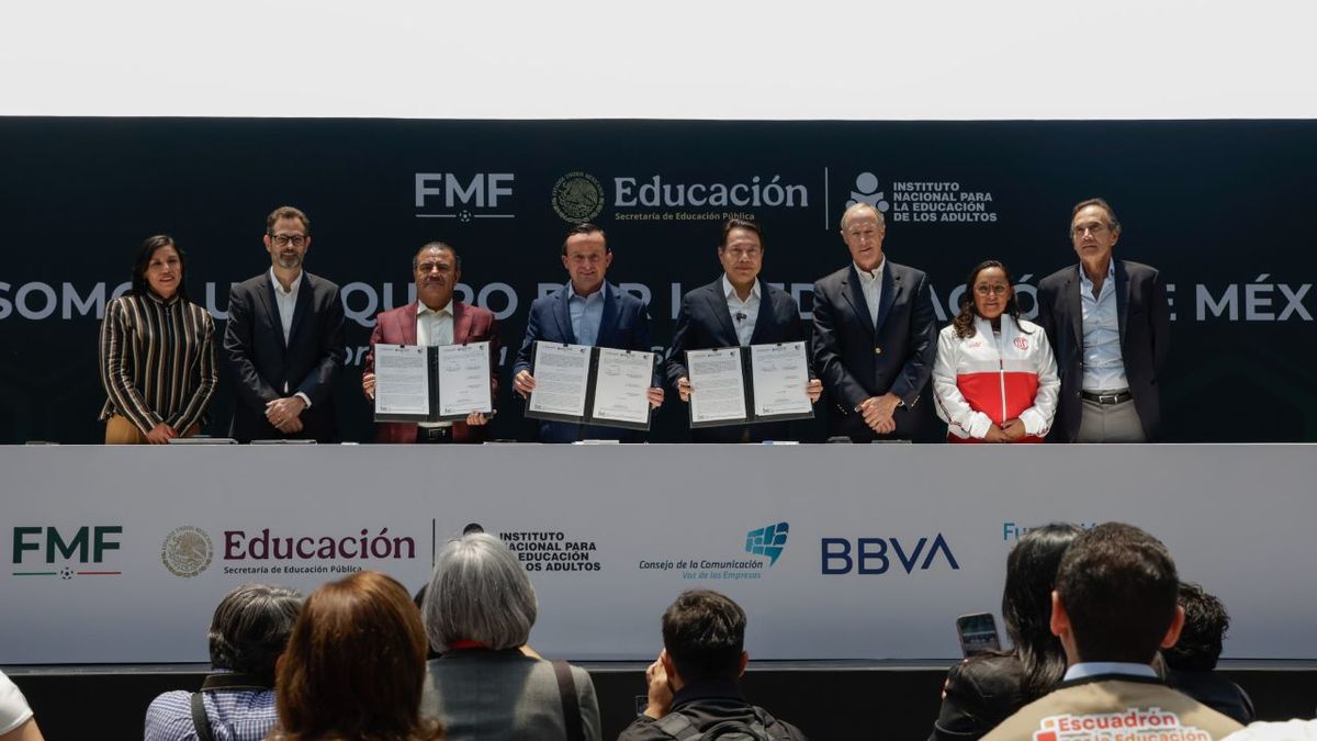 FMF, SEP e INEA van contra el analfabetismo (Cortesía)