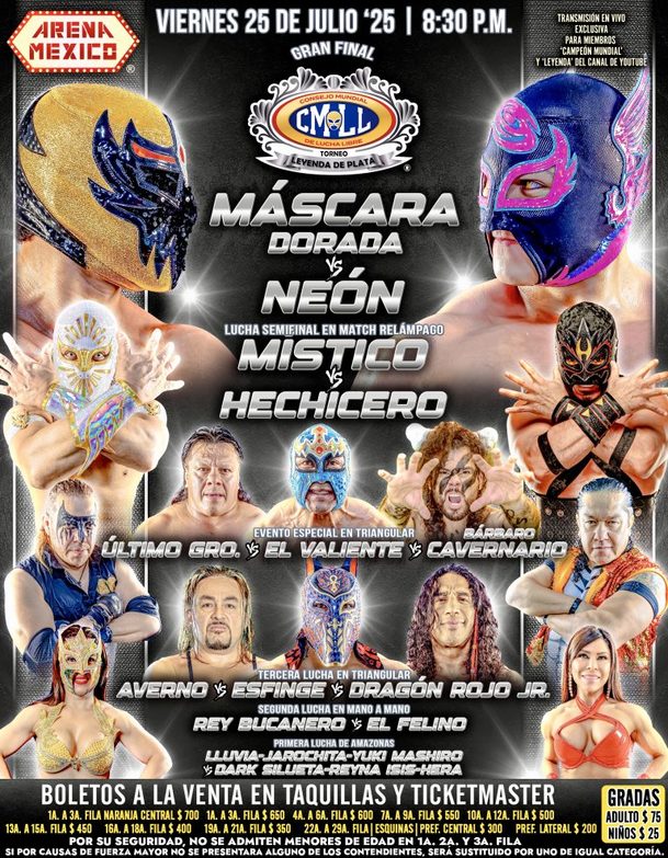 La cartelera de este viernes 25 de julio del 2025.