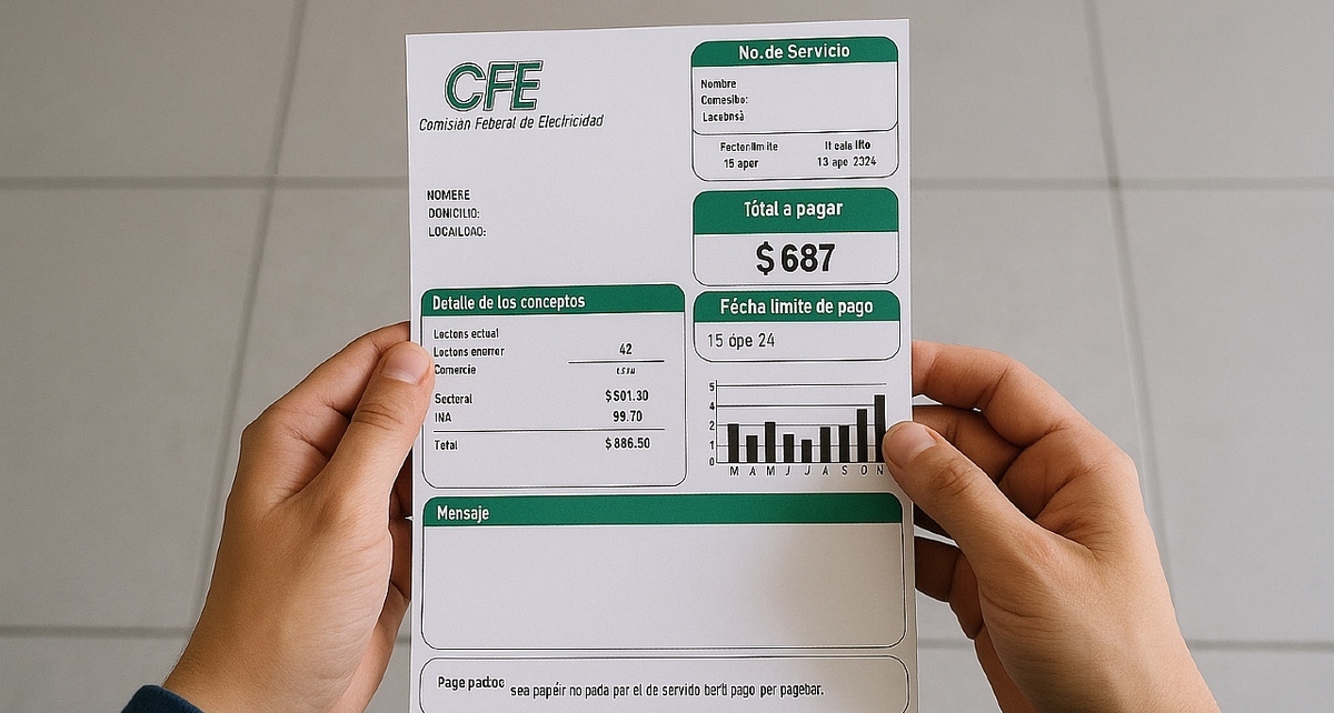 Así puedes realizar el cambio de titular de CFE para evitar problemas a futuro. Foto: Especial