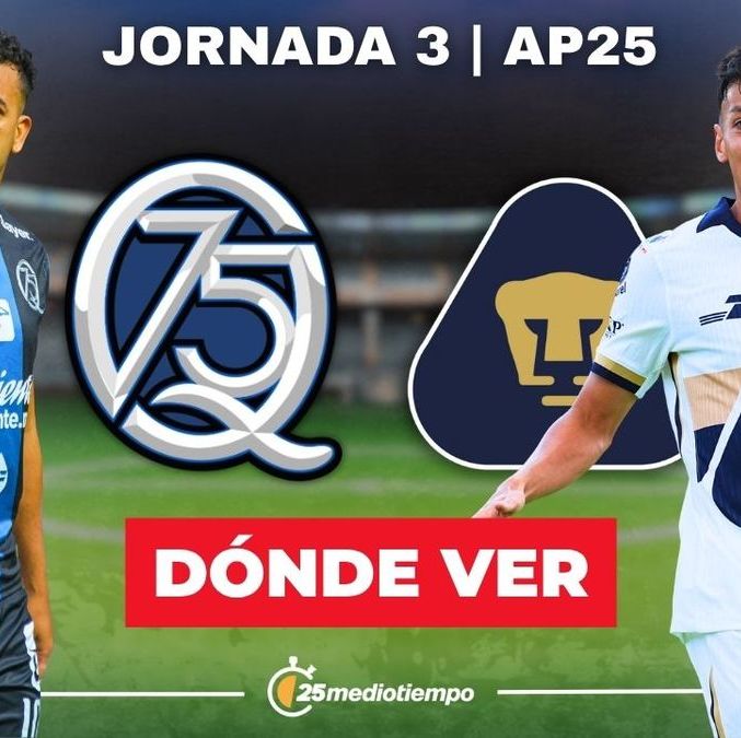 Querétaro-Pumas Jornada 3 Apertura 25