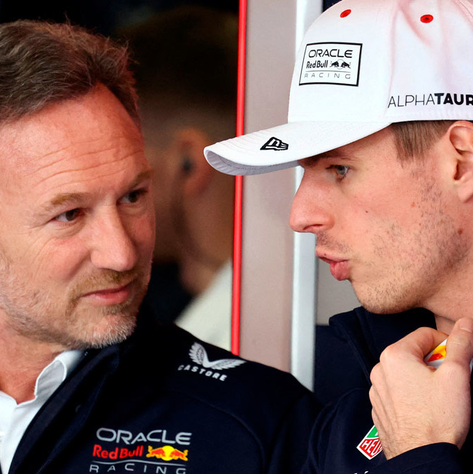 Verstappen rompió el silencio respecto a la salida de Horner de Red Bull. (Foto: Reuters)