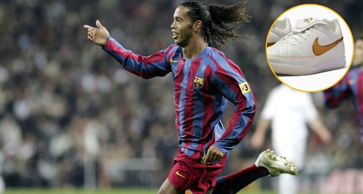 Ronaldinho y los nuevos R10 que relanzará Nike (FC Barcelona / Footy Headlines)
