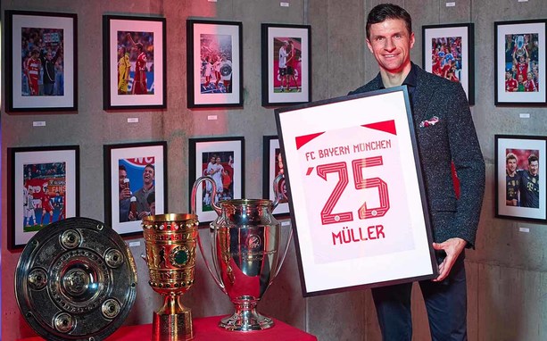 Thomas Müller, leyenda del Bayern Munich (Twitter @FCBayernES)
