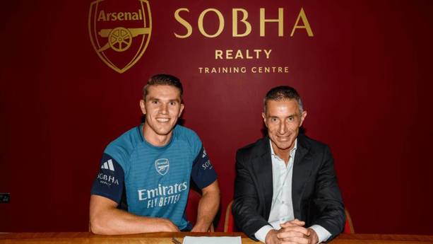 Viktor Gyökeres es el nuevo delantero del Arsenal (Cortesía Arsenal)