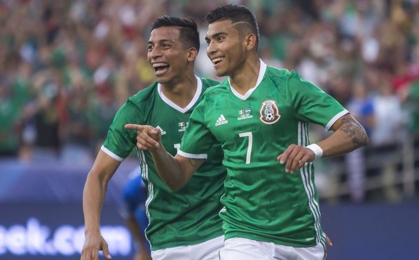 Ángel Sepúlveda, en un juego con el Tri en 2017 (Imago7)