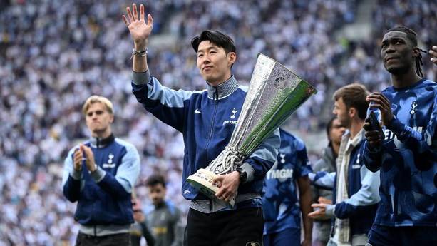 Heung-Min Son se marcharía de los Spurs tras ganar la Europa League (AFP)
