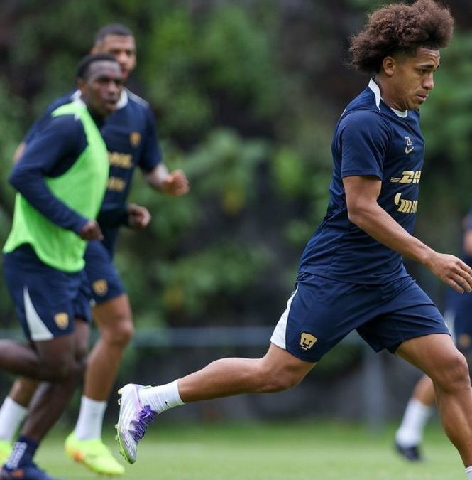 Norberto Jesús Jiménez Pérez, delantero colombiano de Pumas (Pumas)