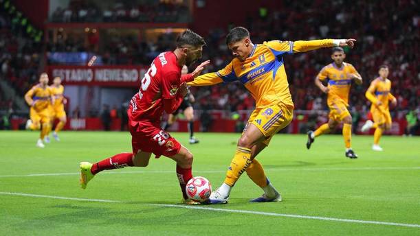 Toluca vs. Tigres dejó 7 goles (Imago7)