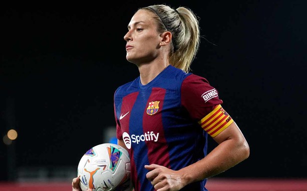 Alexia Putellas firmó su gol 182 con el Barcelona Femenil (Reuters)