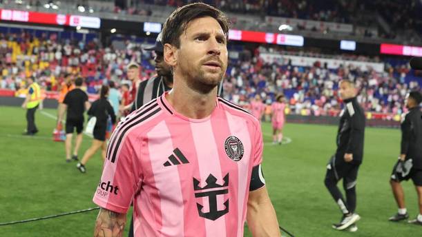 Lionel Messi, tras un juego de Inter Miami (AFP)