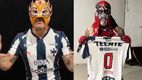 Los luchadores de la WWE mostraron la playera de Rayados. (Foto: Rayados)