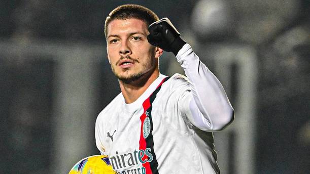Luka Jovic sigue muy cerca de ser jugador de la Máquina (@ACMilan)