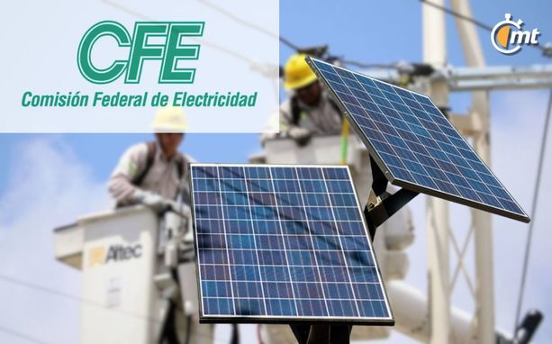 Paneles solares CFE