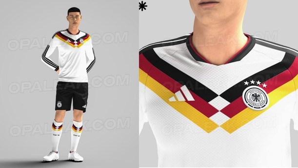 Posible uniforme de Alemania para Mundial 2026 (footyheadlines)