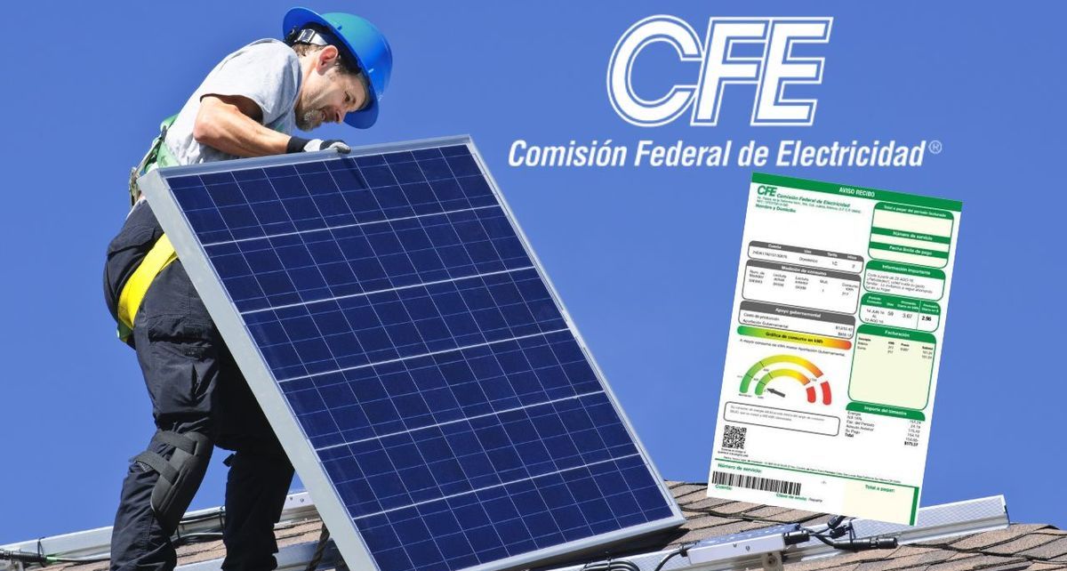 ¿Tener panel solar te libra de pagarle a la CFE? Esto sabemos