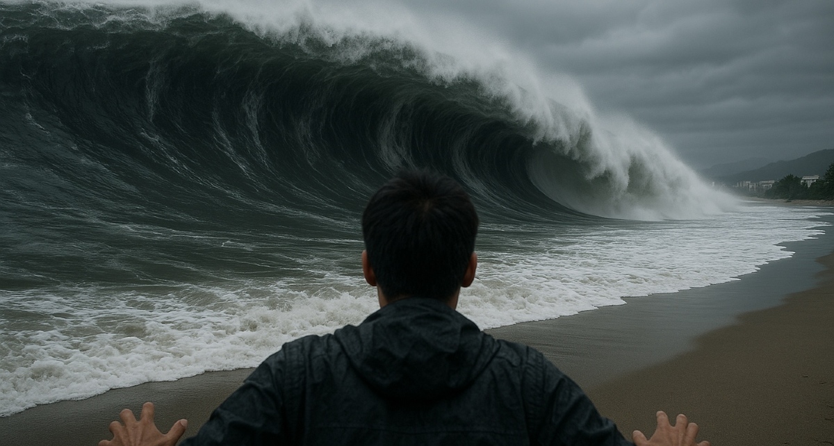 Esta es la historia de los tsunamos que han impactado a México en 250 años. Foto: IA