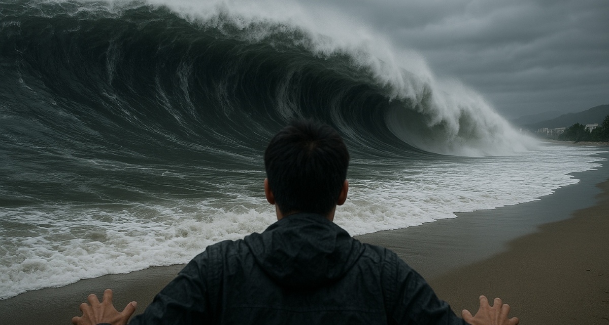 Esta es la historia de los tsunamos que han impactado a México en 250 años. Foto: IA