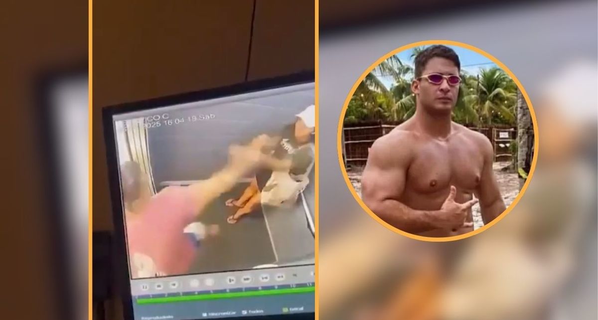 Igor Cabral fue arrestado tras golpear 60 veces el rostro de su exnovia. Foto: captura de pantalla