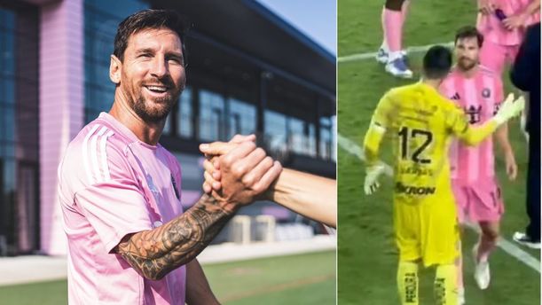 Camilo y Messi intercambiaron playeras. (Foto: Inter Miami/ captura de pantalla)