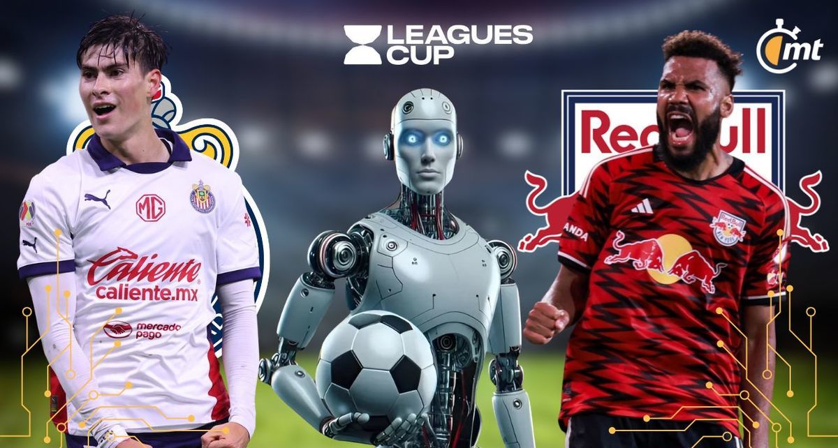 Chivas vs New York Red Bulls: pronóstico IA para Leagues Cup 2025. FOTO: Especial