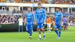 Juan Pablo Vigón, André-Pierre Gignac y Javier Aquino en la Leagues Cup (Mexsport)