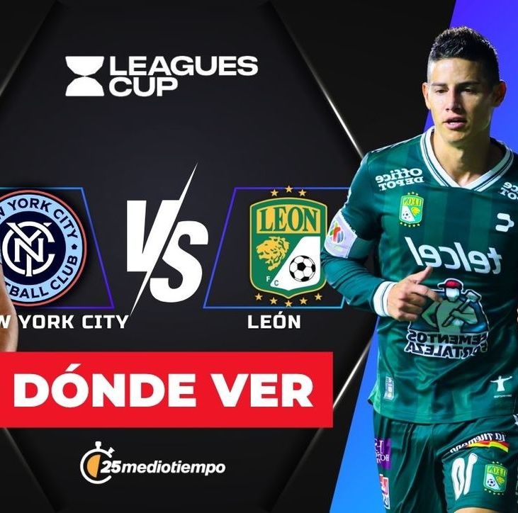 Consulta la previa de New York City FC vs. León para ver EN VIVO Jornada 2 Leagues Cup 2025. Diseño: Abigail Sequera
